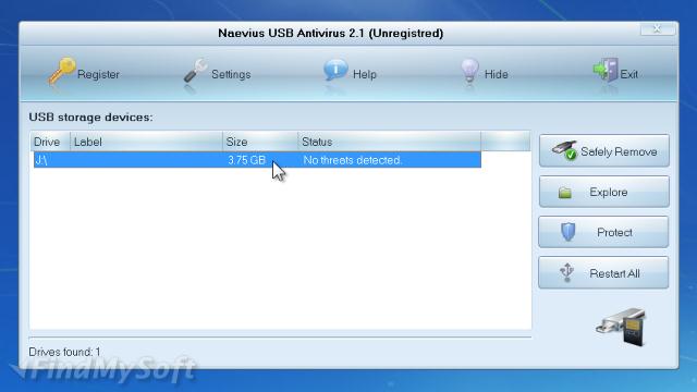 kostenlose Downloads von Naevius USB Antivirus