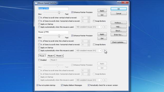 Mouse Speed Switcher free