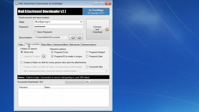 Mail Attachment Downloader