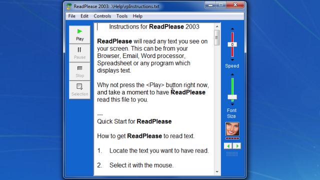 readplease for windows 7