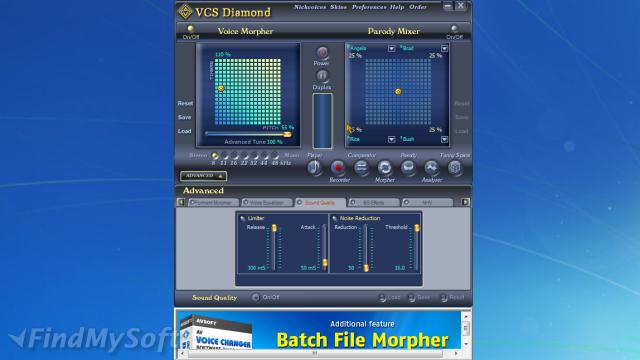 best settings for vcs diamond