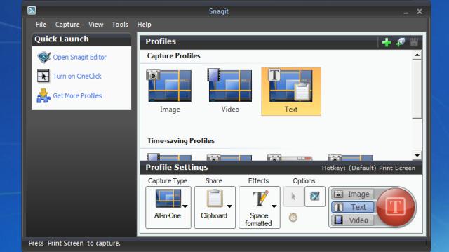 free snagit screen shot