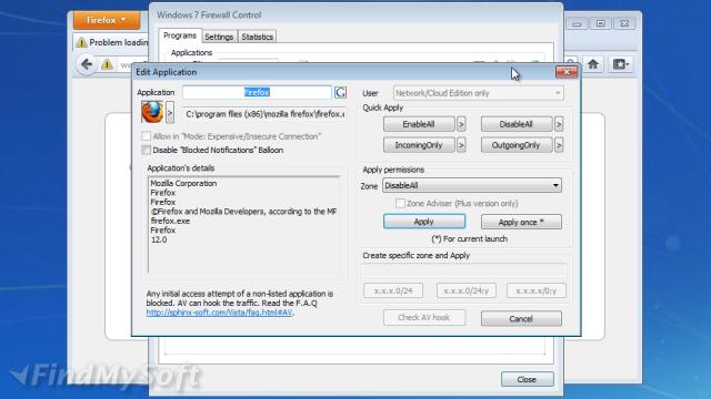 How To Block Or Allow A Program In Windows 7 Firewall Control