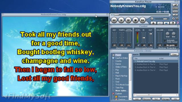 HACK Karafun CD G Karaoke Player Software With Pitch Control