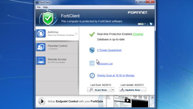 fortinet vpn client download old version