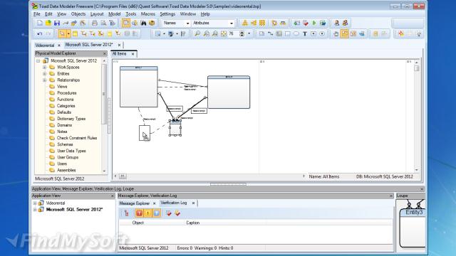 toad data modeler trial