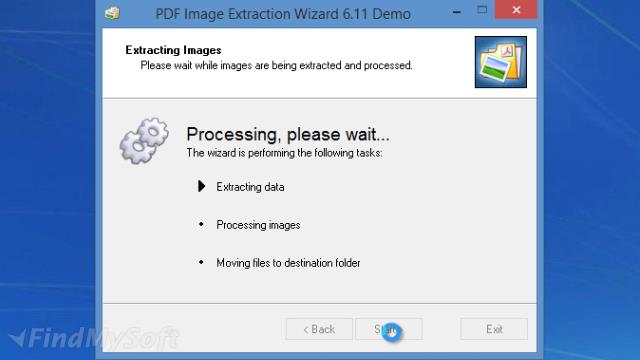 pdf image extraction wizard