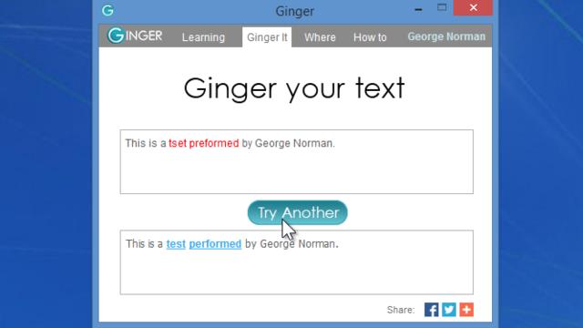 ginger software for mac