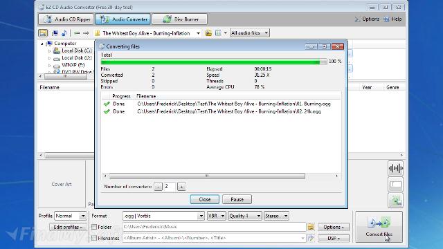 ez cd audio converter free