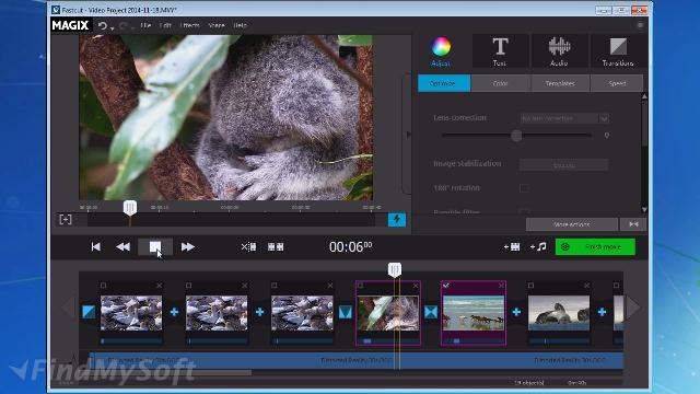 magix fastcut extract photo