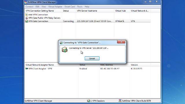 SoftEther VPN Gate Client (31.07.2023) free download